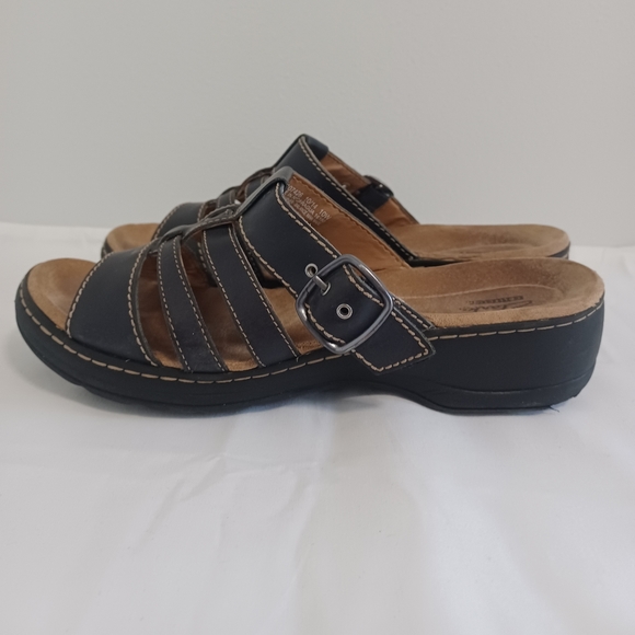 Clarks collection  leather sandals size 10w - Picture 3 of 11